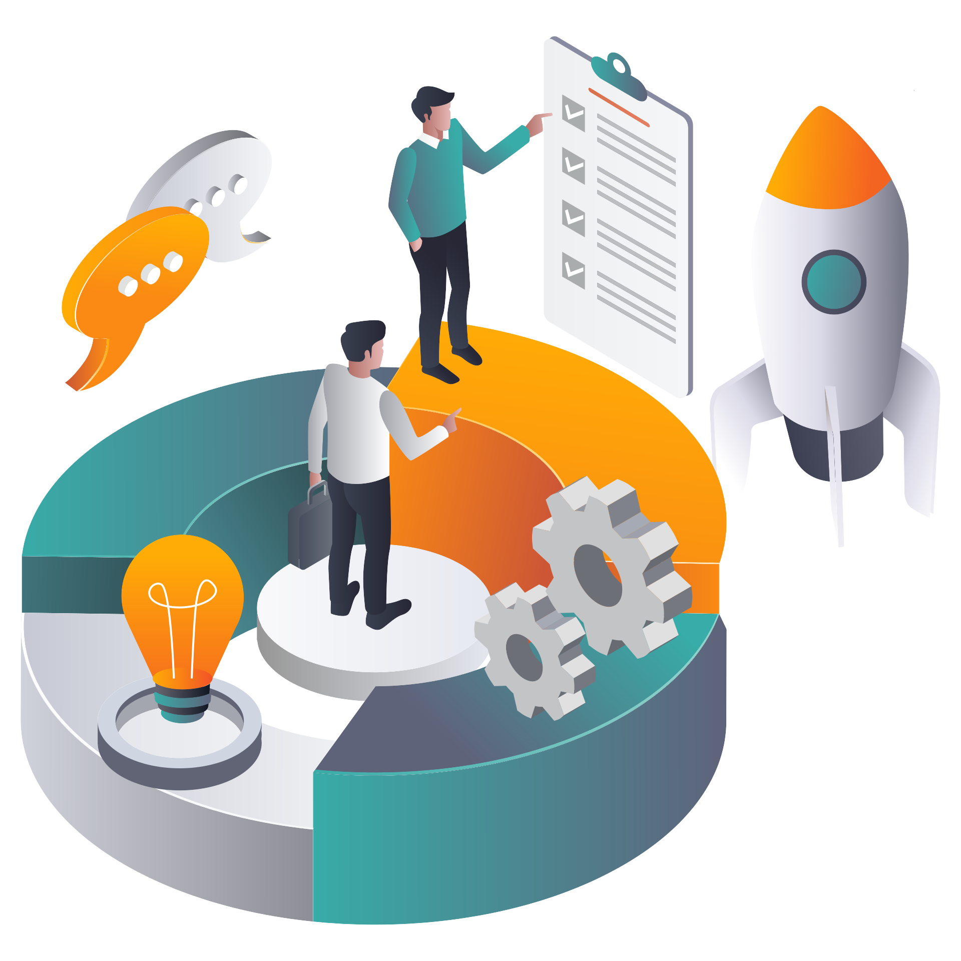 one person is advising another one